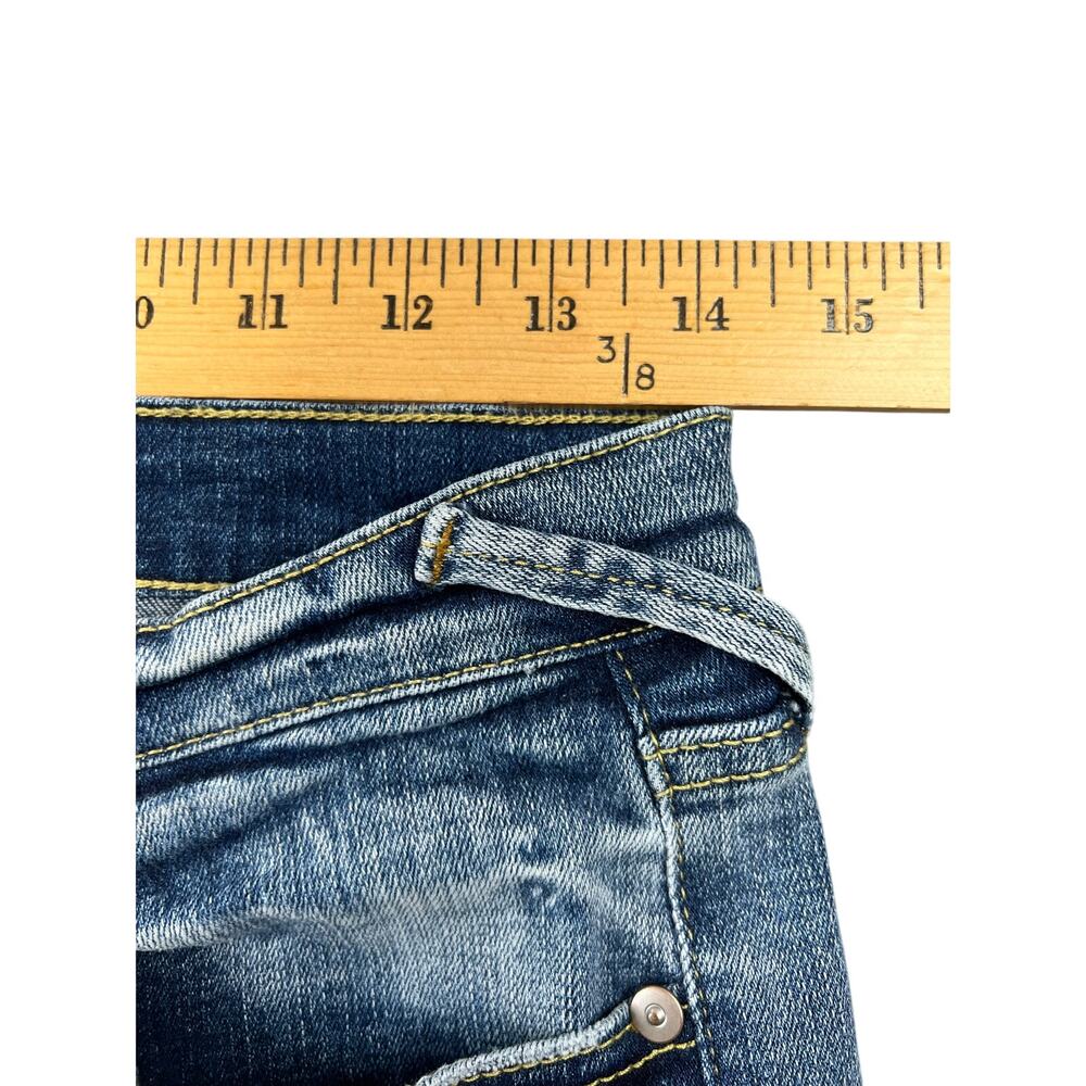Serra by Joie Rucker Light Wash Distressed Straight Jeans Stretch Denim - 28 - Picture 5 of 10